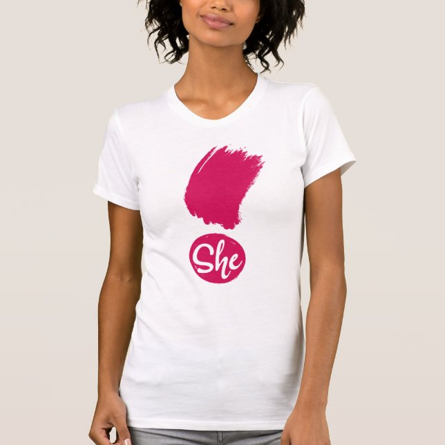 Ihr Ausruf Womens Shirt (Vorderseite)