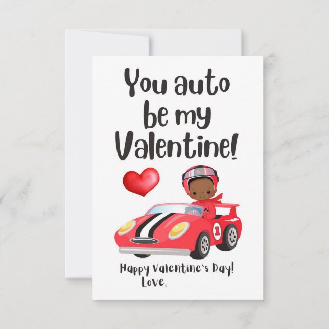 Ihr Auto ist meine Valentinerkarte Dankeskarte (Rückseite)