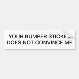 Ihr Autoaufkleber überzeugt mich nicht