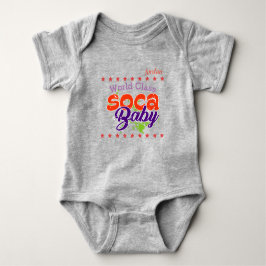 (Ihr Baby Name) Soca Baby World Class Strampler