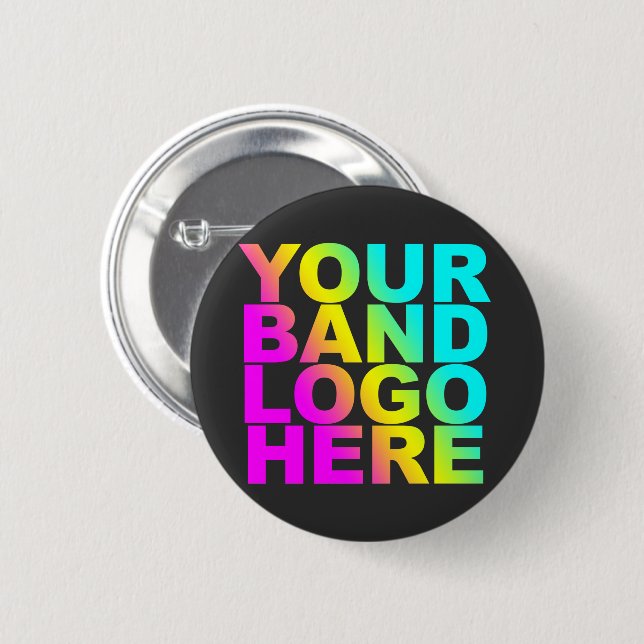 IHR BAND-LOGO-BUTTON BUTTON (Vorne & Hinten)