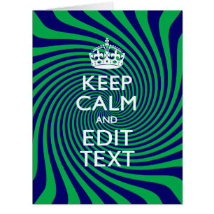 Ihr Behalten, ruhiger Text in blau-grün-wirbelfarb