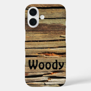 Ihr benutzerdefinierter Rustikal-Holz-iPhone 6/6-F iPhone 16 Hülle