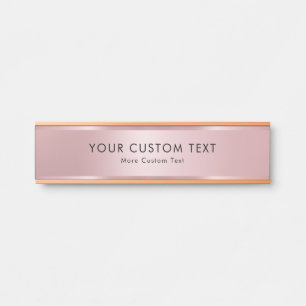 Ihr benutzerdefinierter Text Elegantes Template Tr Türschild