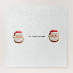 Ihr benutzerdefinierter Text Santa Cookie Weihnach