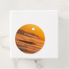 Ihr benutzerdefinierter Text überwindet nebelige L Geschenkanhänger