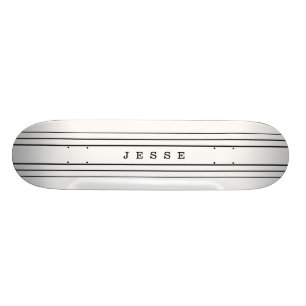 Ihr benutzerdefinierter Text und moderne Streifen  Skateboard