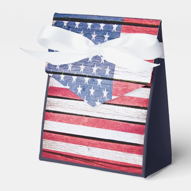 Ihr benutzerdefiniertes amerikanisches Flag-Fahnen Geschenkschachtel (Vorderseite)
