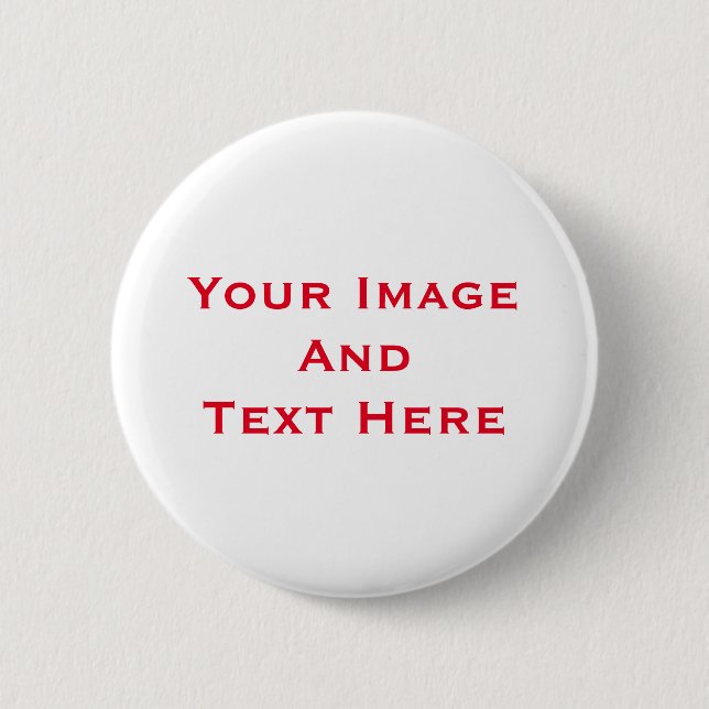 Ihr benutzerdefiniertes Bild und Text Personalisie Button (Vorderseite)
