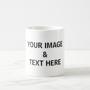 Ihr benutzerdefiniertes Bild und Text Personalisie Kaffeetasse