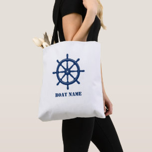 Ihr benutzerdefiniertes Boot oder Ihr Name Schiff Tasche