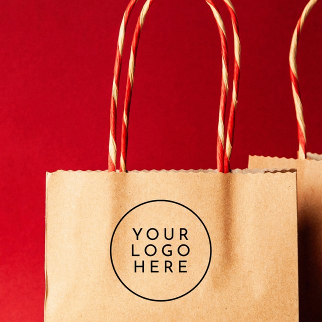 Ihr Berufliches Round-Business-Logo Gummistempel (Make Your Professional Round Business Logo Large Rubber Stamp. )