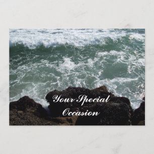 Ihr Besondere Anlass Ozean oder Strand Einladung