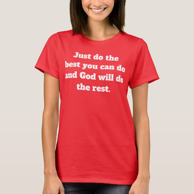 Ihr Bestes T-Shirt (Vorderseite)