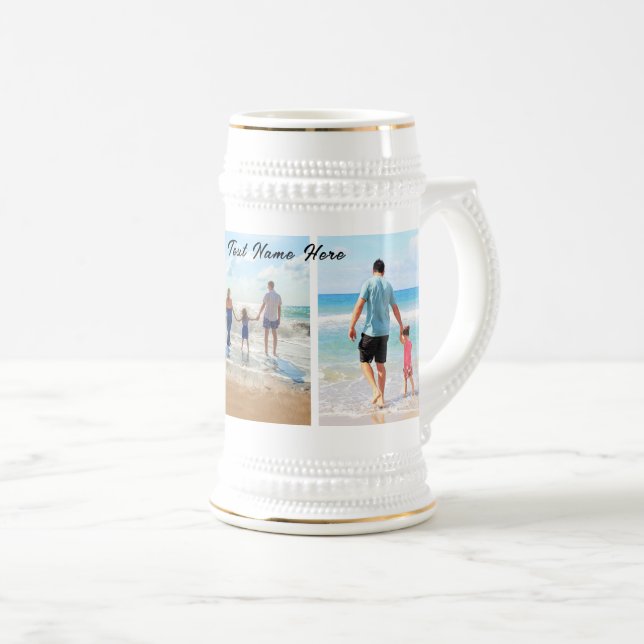 Ihr Biergestein mit eigenem Text Bierglas (VorderseiteRechts)