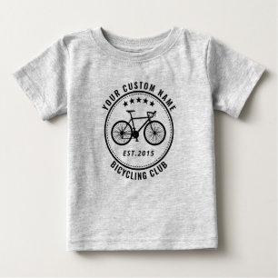 Ihr Bike Club oder Ihr Ortsname Benutzerfreundlich Baby T-shirt