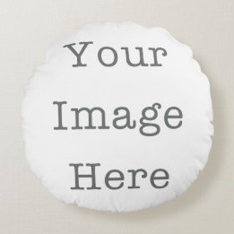 Ihr Bild hier benutzerdefiniertes Foto-Throw-Kisse Rundes Kissen