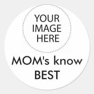 Ihr Bild hier Gibney Das MUSEUM Zazzle Geschenke Runder Aufkleber