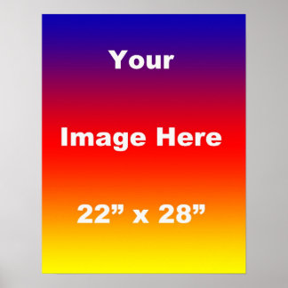 Ihr Bild hier Vorlage 22 x 28 Poster