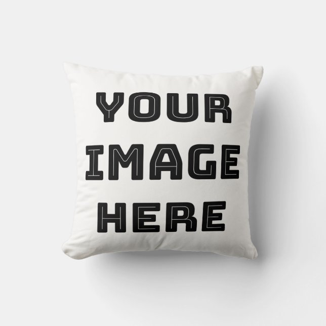 Ihr Bild hier wirft Kissen (Vorderseite)