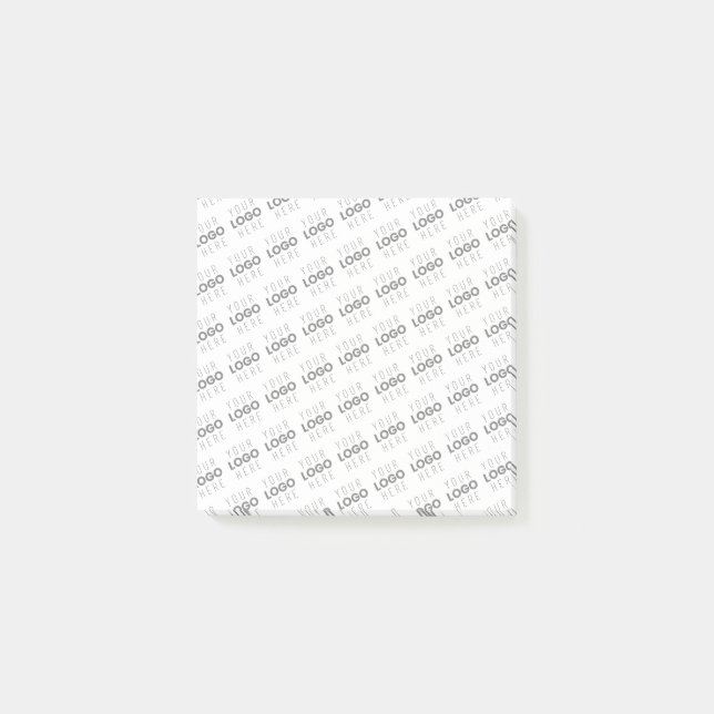 Ihr Bild/Logo wird automatisch beleuchtet + Muster Post-it Klebezettel (Vorderseite)