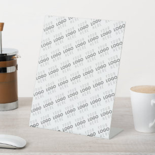 Ihr Bild/Logo wird automatisch beleuchtet + Muster Sockelschild