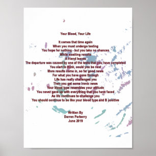 Ihr Blut, Ihr Leben 21cm x 28cm Werbeträger Poster