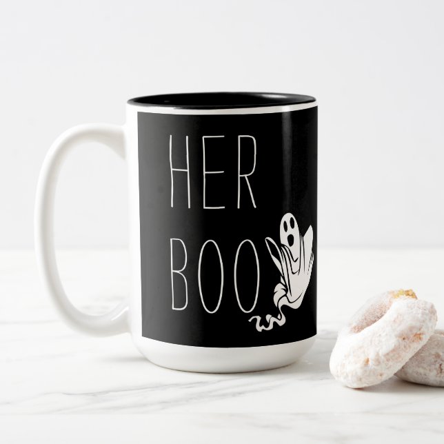 IHR BOO Halloween Tasse (Mit Donut)