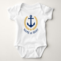 Ihr Boot oder Name Anchor Gold Laurel Verlasse Sta