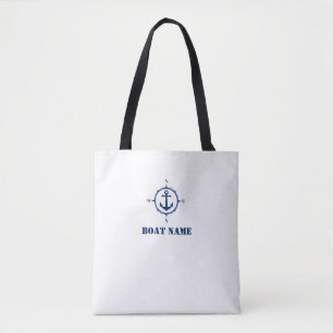 Ihr Boots-Namen-Taschen-Kompass-Anker sh0d Tasche