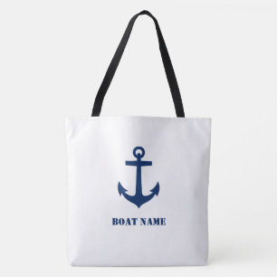Ihr Boots-Namen-Taschen-stilvoller großer Anker Tasche