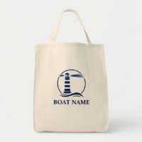 Ihr Bootsname Lighthouse Öko Friendly Grocery