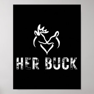 Ihr Buck Matching Jagd Paare Valentinstag F Poster