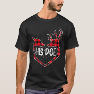 Ihr Buck Seine Dose Rentier Xmas Pajamas Matching T-Shirt