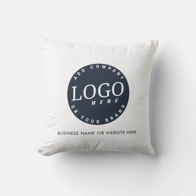 Ihr Business-Logo Moderne Showroom-Dekoration Kissen (Vorderseite)