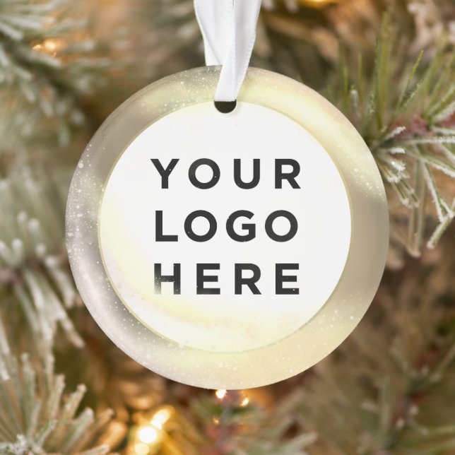 Ihr Business-Logo Ornament (Baum)