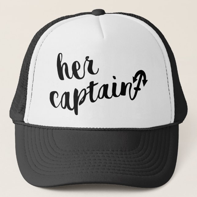 Ihr Captain Truckerkappe (Vorderseite)