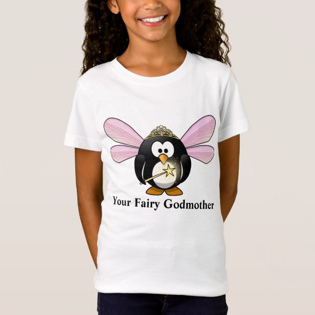 Ihr Cartoon Fairy Godmutter Pinguin Fairy T - Shir T-Shirt (Vorderseite)