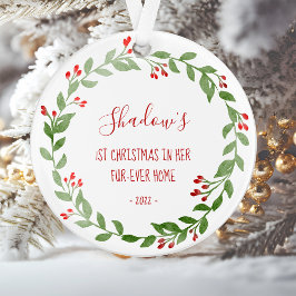 Ihr Cat Foto 1 Weihnachtswasserkranz Ornament