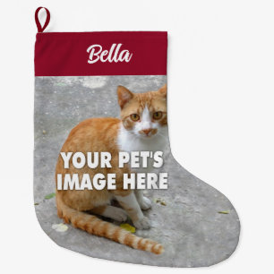 Ihr Chat Foto Weihnachten Strumpf Großer Weihnachtsstrumpf