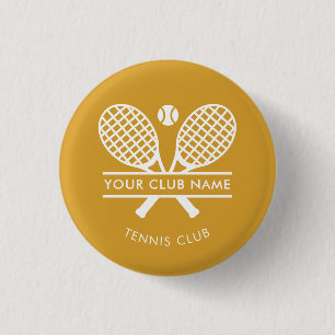 Ihr Club Name Rasen Tennis Racket Icons Team Swag Button