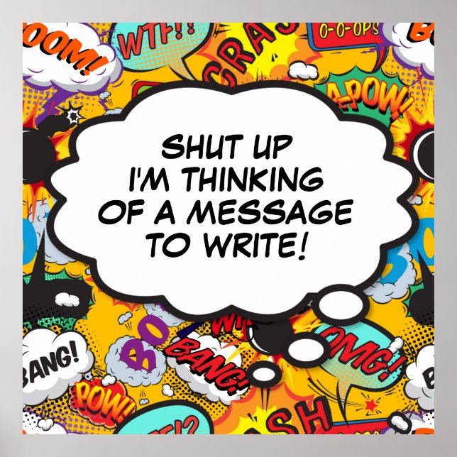 Ihr Comic für Werbebotschaften - Buchen Sie jetzt  Poster (Vorne)