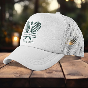 Ihr Country Club Name Tennis Racket Icons Custom Truckerkappe