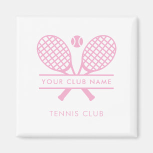 Ihr Country Club Name Tennisteam Farbe Magnet
