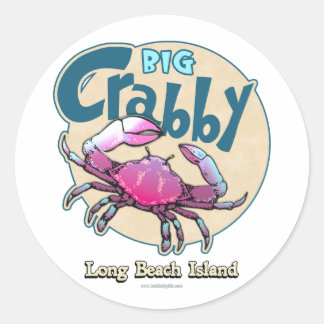 Ihr Crabby-Label Runder Aufkleber