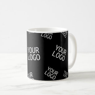 Ihr Design, Foto oder Firmenlogo zufällig gekachel Kaffeetasse