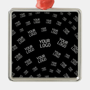 Ihr Design, Foto oder Firmenlogo zufällig gekachel Ornament Aus Metall