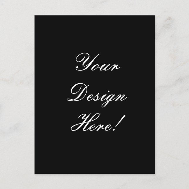 Ihr Design hier! Custom Wedding Announcement Card Ankündigungspostkarte (Vorderseite)