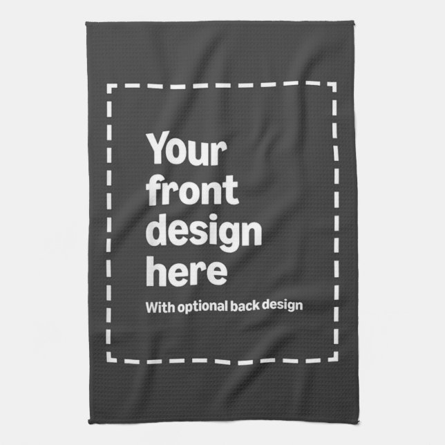 Ihr Design hier Geschirrtuch (Vertikal)