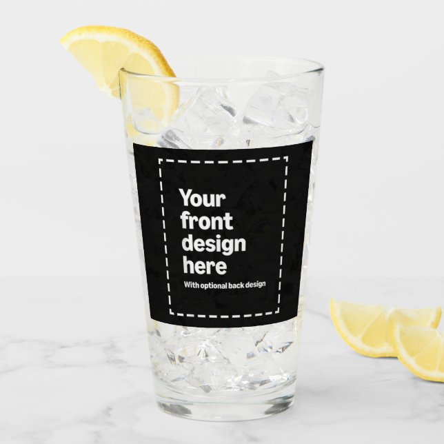 Ihr Design hier Glas (Vorderseite Ice)
